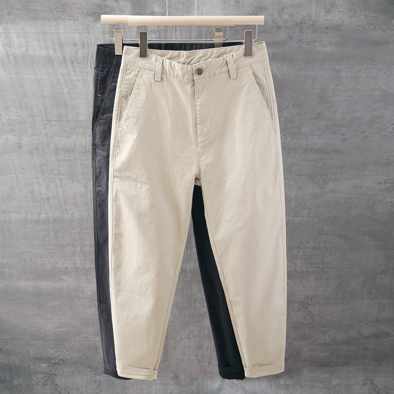 Mens Lightweight Durable Summer Casual Slimfit Pants