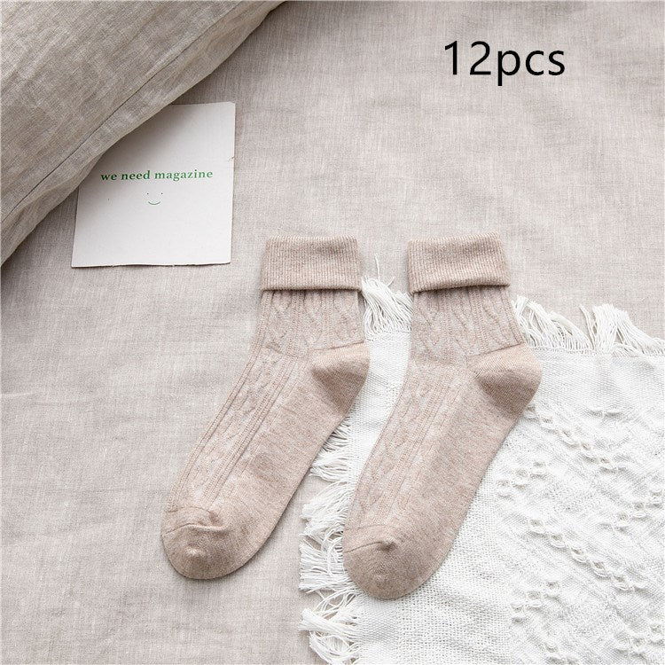 Japanese warm cotton socks