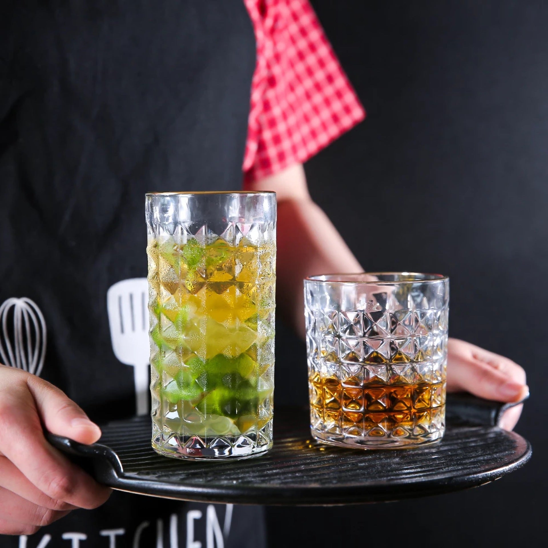 Japanese style crystal glass