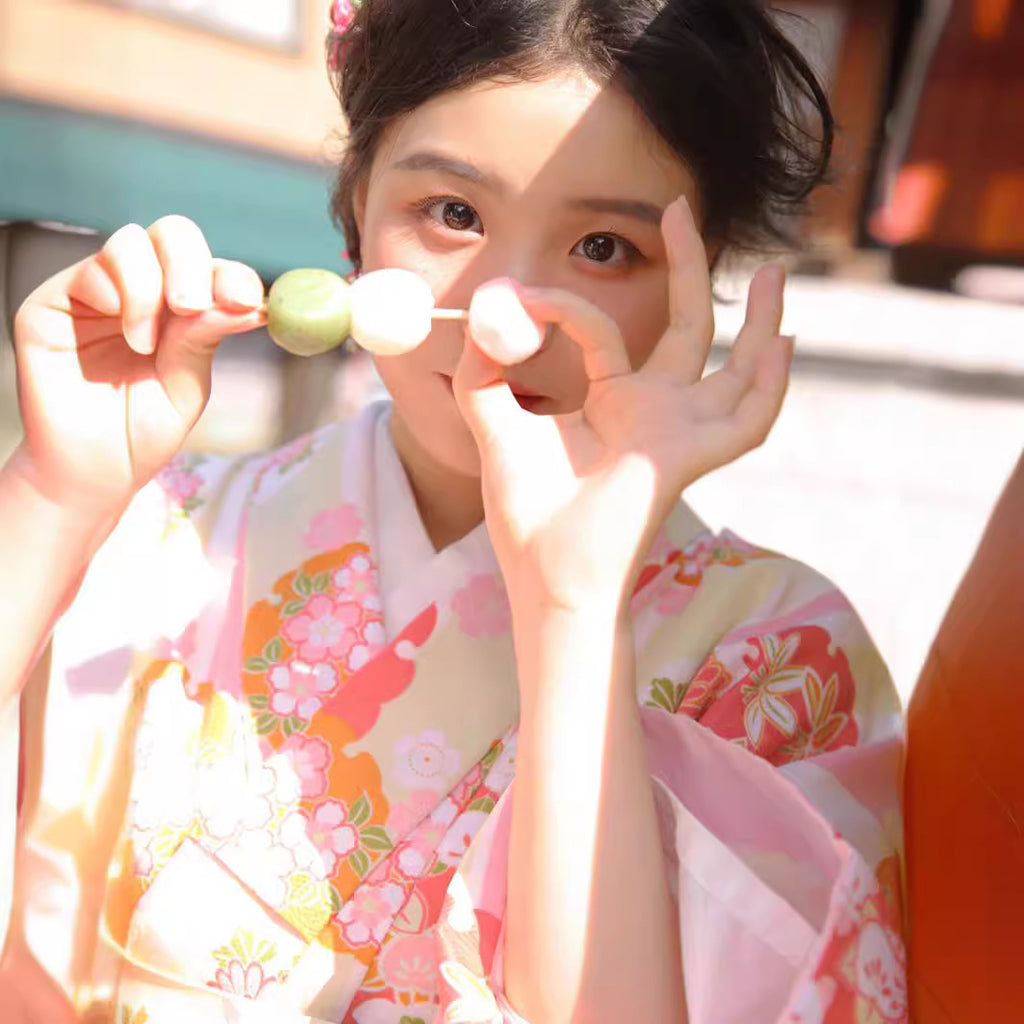 Modified Retro Style Japanese Japanese Style Bathrobe Photo Dress