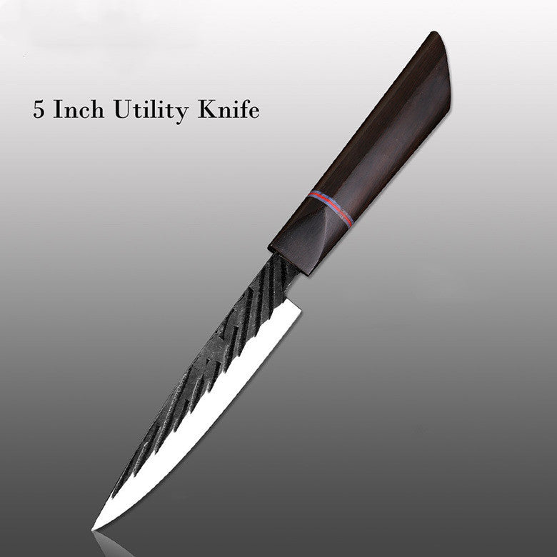 Japanese style cutting knife set