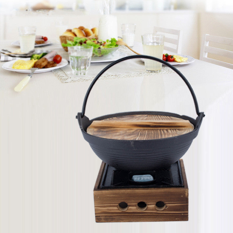 Thickened Japanese Style Small Hot Pot, Cast IronPot, Japanese Clay Pot