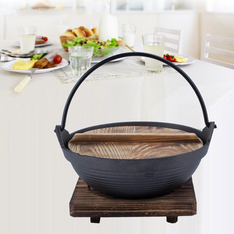 Thickened Japanese Style Small Hot Pot, Cast IronPot, Japanese Clay Pot