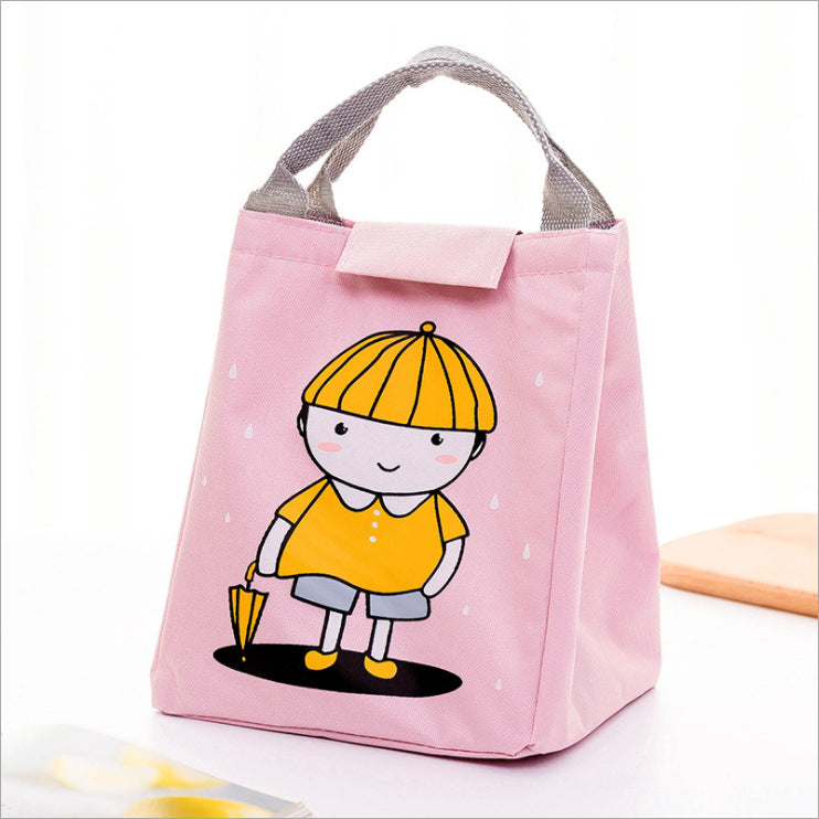 Children's Thermal Insulation Handbag Lunch Box Bag Lunch Box Bag Picnic Bag Ice Pack