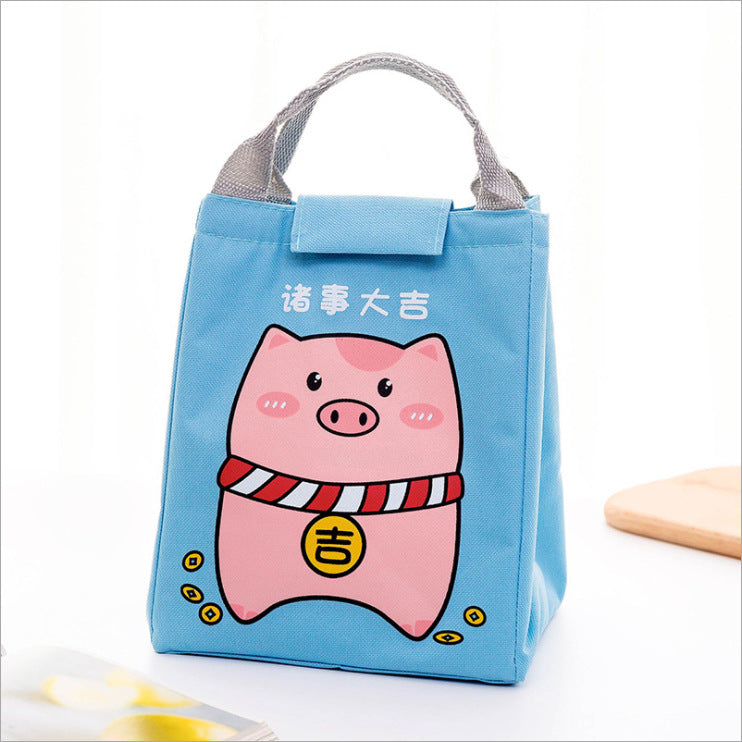 Children's Thermal Insulation Handbag Lunch Box Bag Lunch Box Bag Picnic Bag Ice Pack