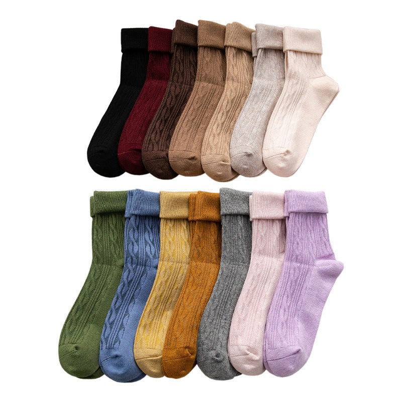 Japanese warm cotton socks