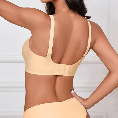 Invisible Thin Mesh Patchwork Jelly Gel Bra For Womenseamless And Ultra Lightweight