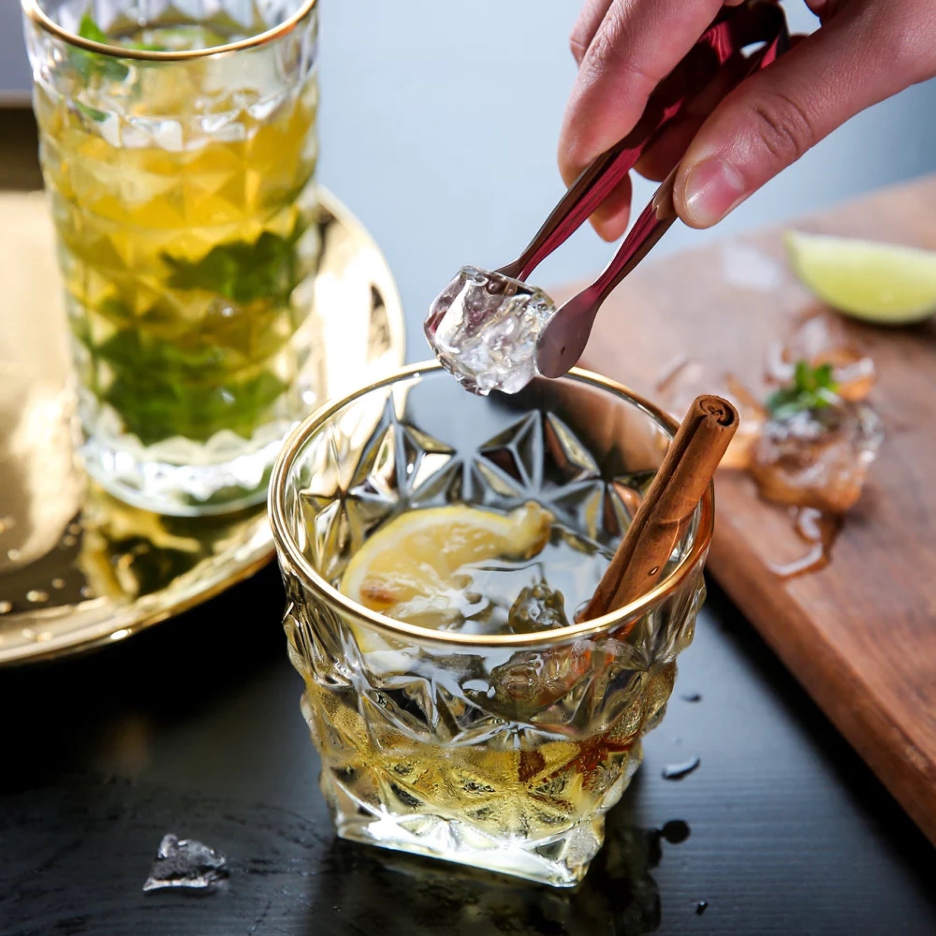 Japanese style crystal glass