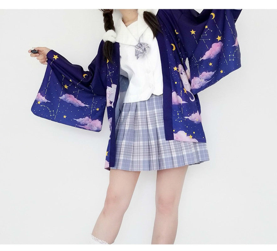 Japanese style summer kimono