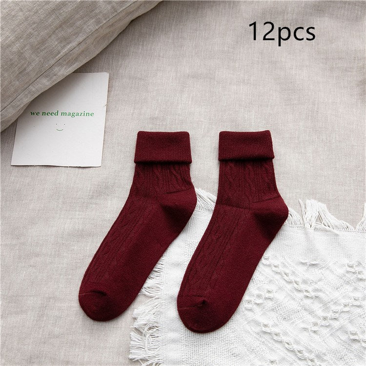 Japanese warm cotton socks