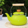 Japanese style enamel pot
