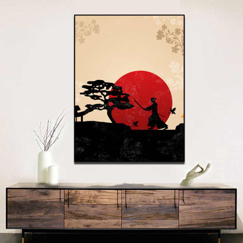 Japanese style building painting