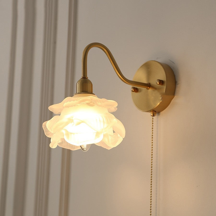 Japanese Artistic Flower Wall Lamp