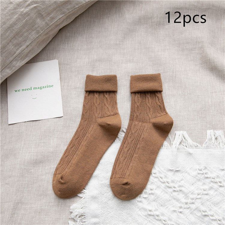 Japanese warm cotton socks