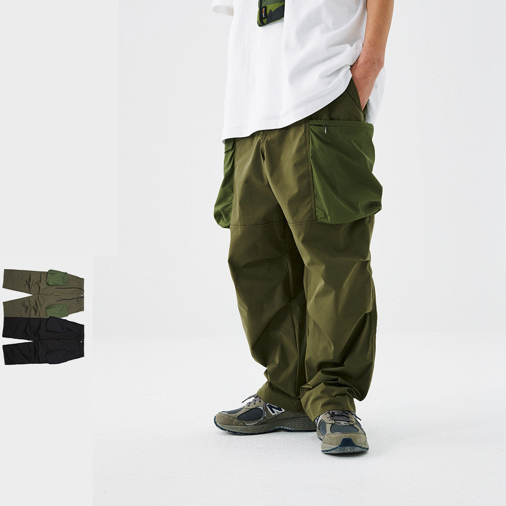 Large Pocket Japanese Loose Slacks