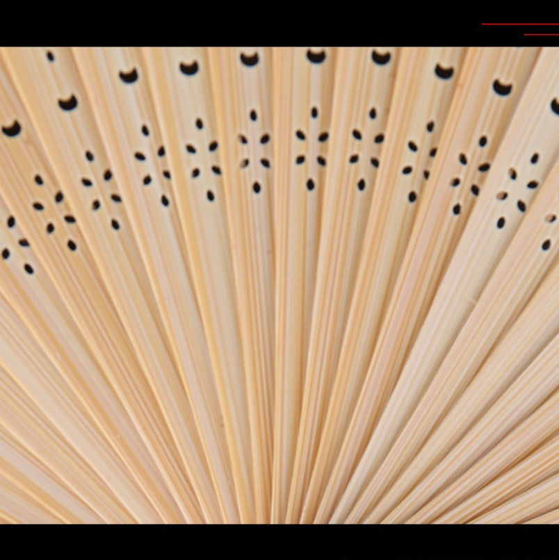 Real Japanese silk bamboo fan