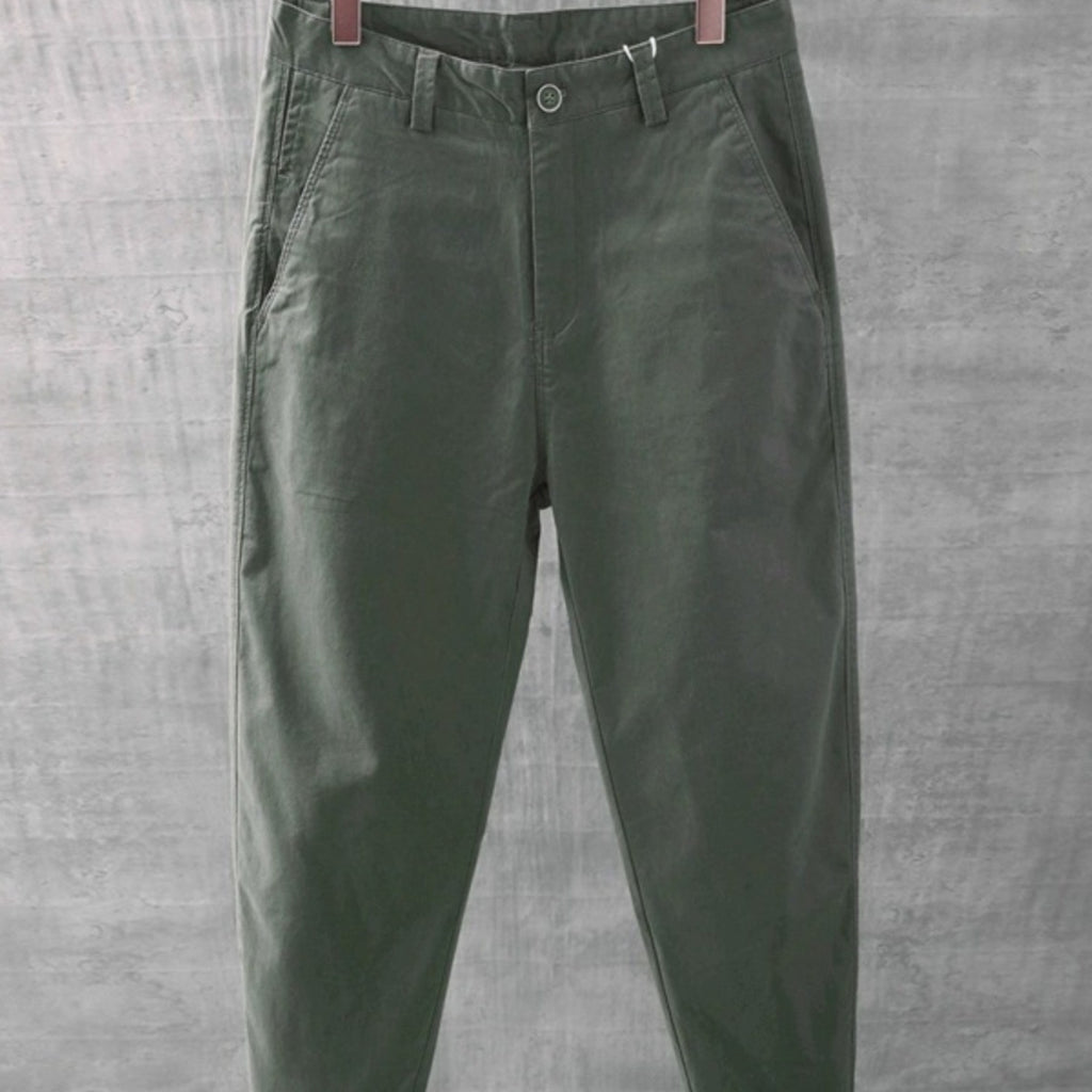 Mens Lightweight Durable Summer Casual Slimfit Pants