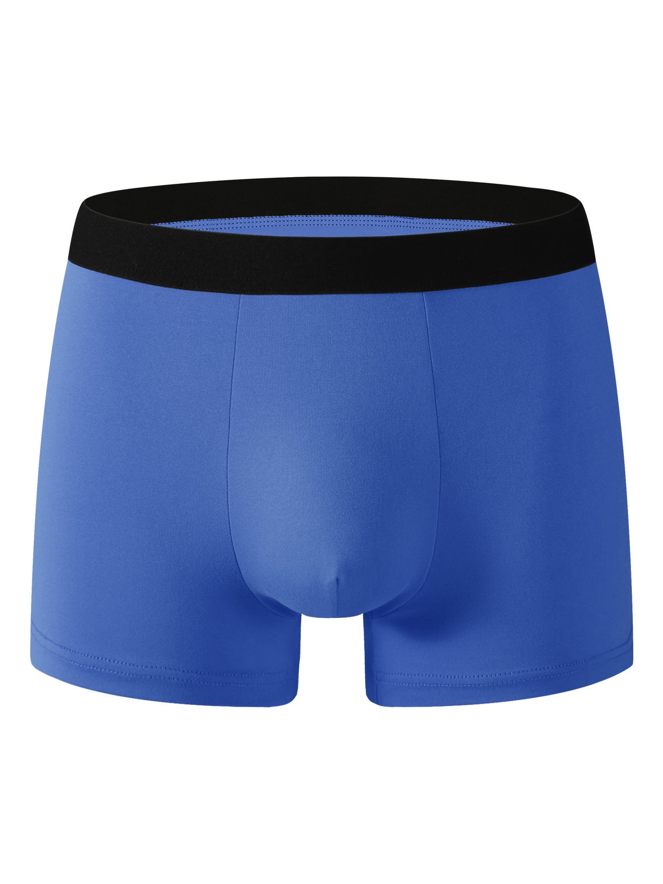 Mens Solid-color Boxer Briefs For Sports