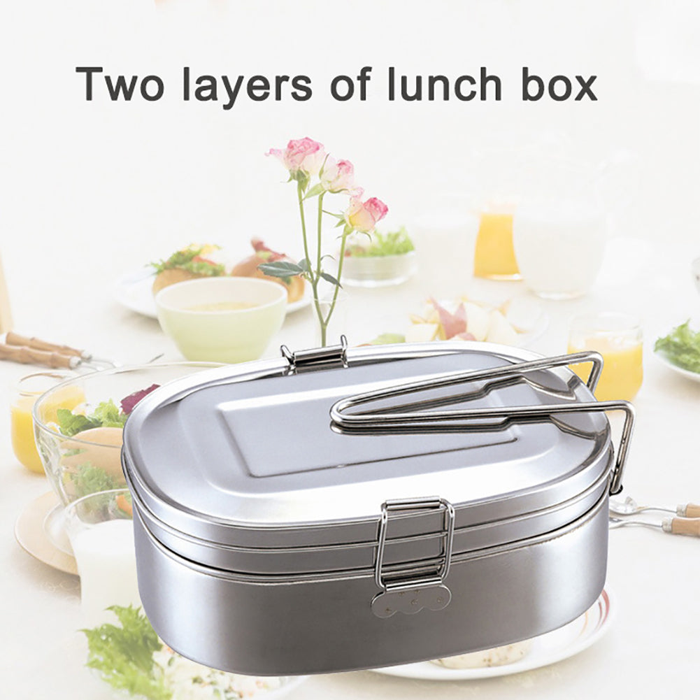 Stainless steel bento box