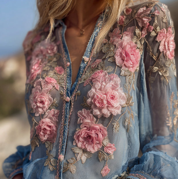 Simple Collared Shirt For Women Fashionable And Casual