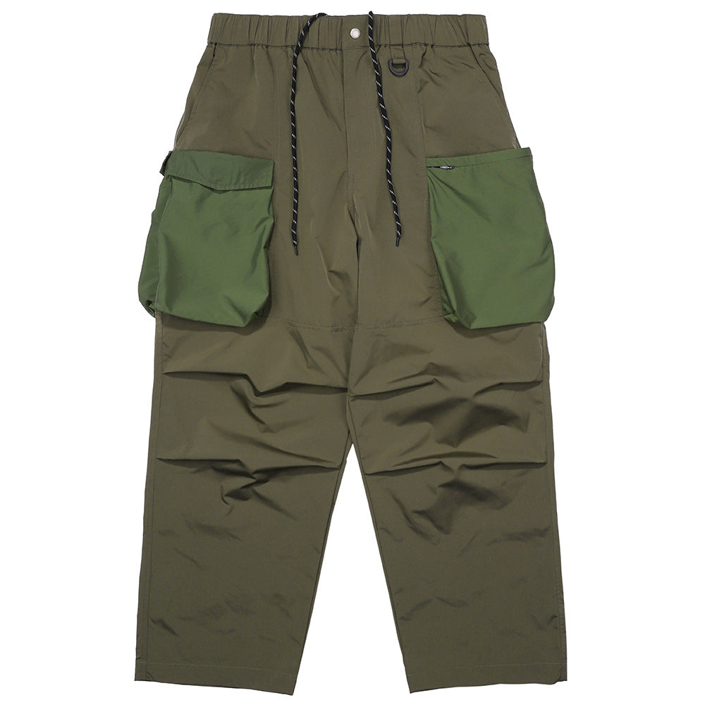 Large Pocket Japanese Loose Slacks