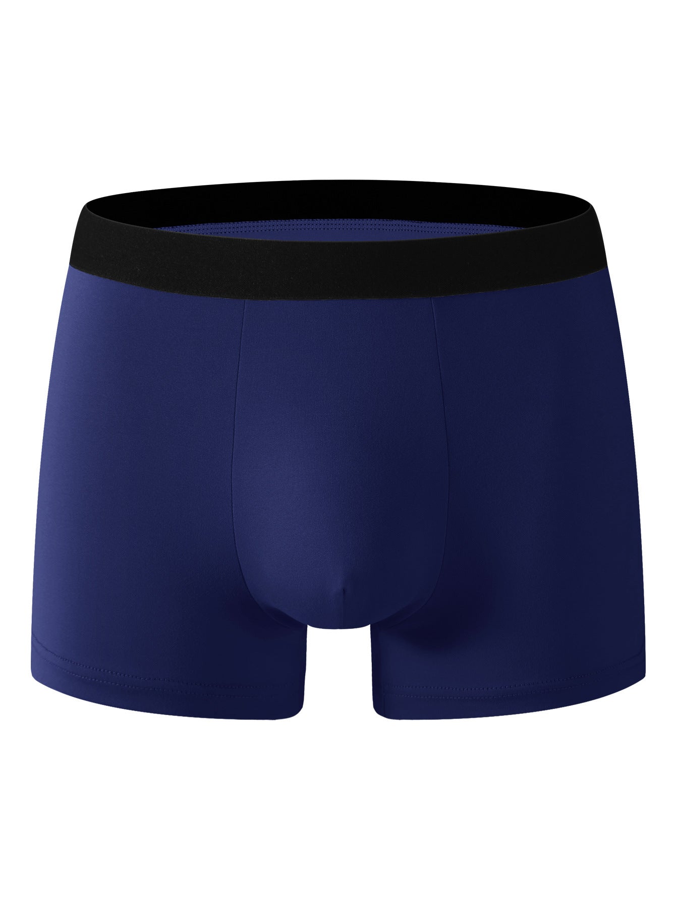 Mens Solid-color Boxer Briefs For Sports