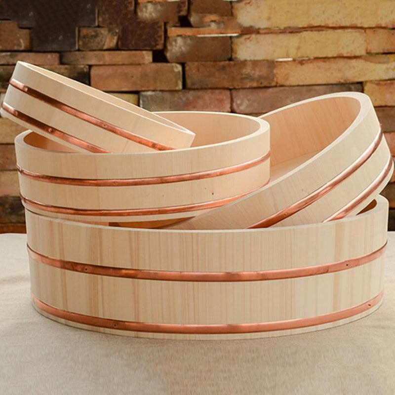 Japanese Commercial Bibimbap Wooden Basin