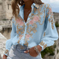 Simple Collared Shirt For Women Fashionable And Casual