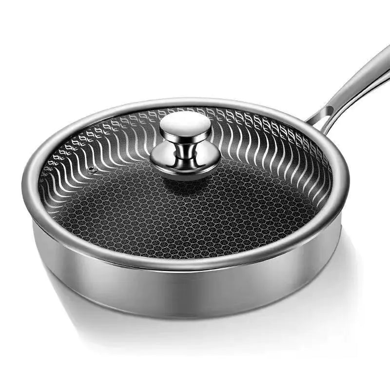 304 Stainless Steel Non-Stick Frying Pan for Breakfast