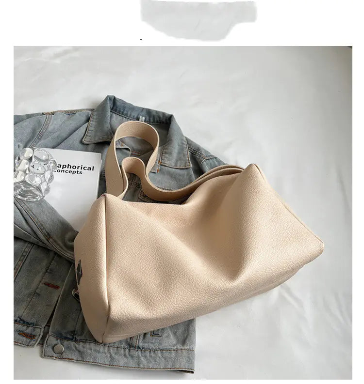 Large Capacity Tote Bag for Women - Simple Design