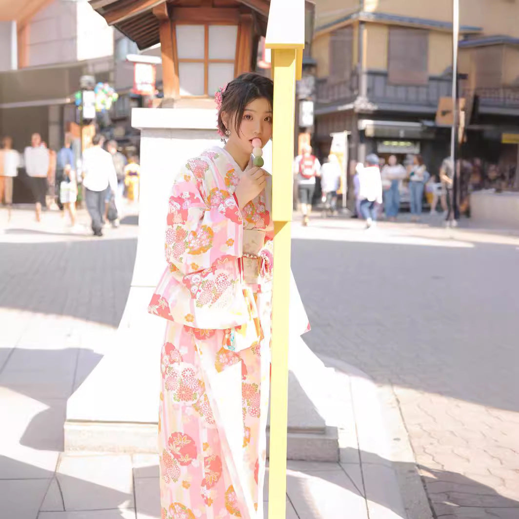Modified Retro Style Japanese Japanese Style Bathrobe Photo Dress