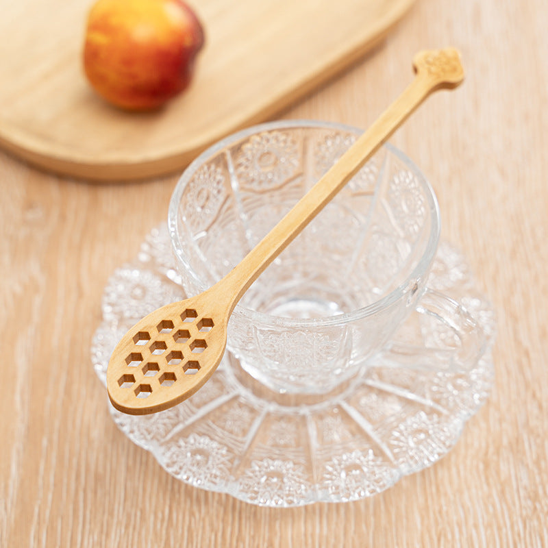 Wooden Honey Spoon Japanese Stirring