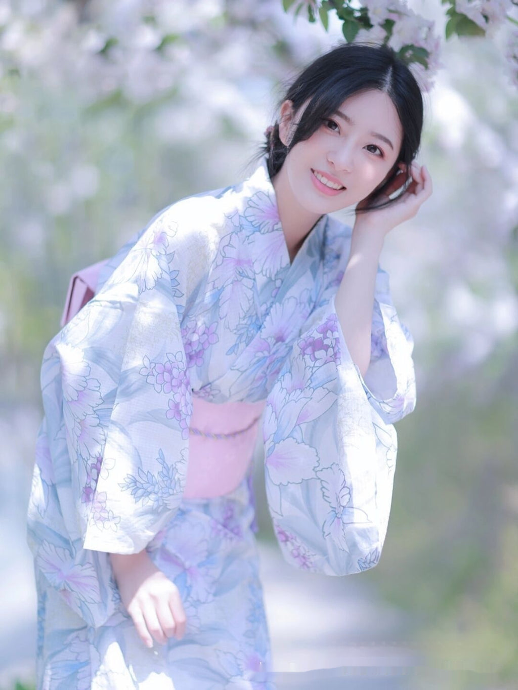 Japanese Style Improved Japanese Kimono Bathrobe Retro Style Cute