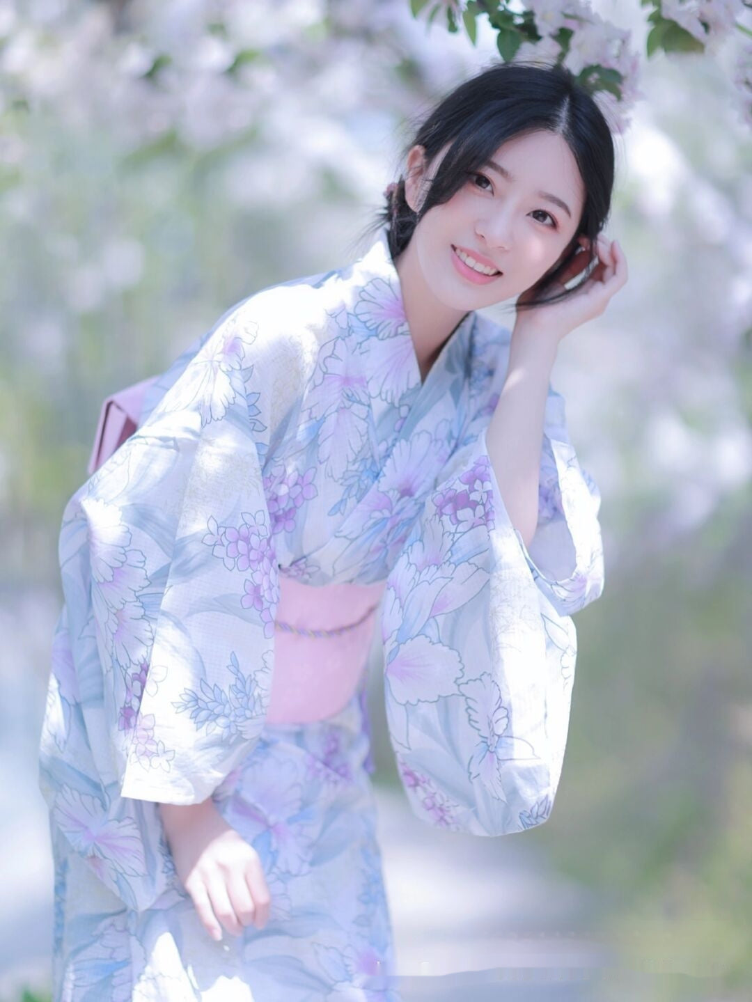 Japanese Style Improved Japanese Kimono Bathrobe Retro Style Cute