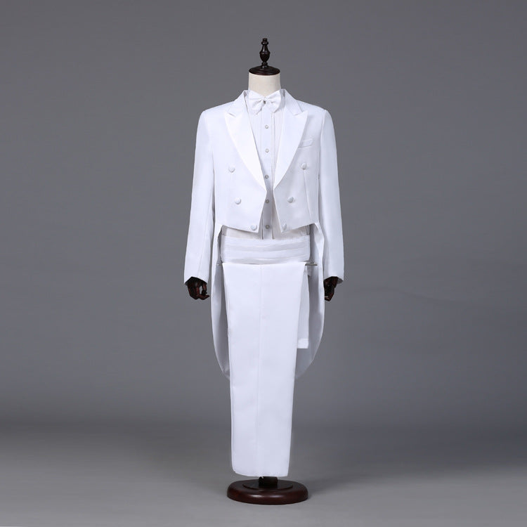 Mens Formal Tuxedo Suit Performance Outfit