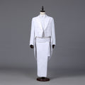 Mens Formal Tuxedo Suit Performance Outfit