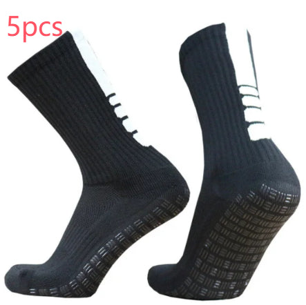 Casual Striped Towel Bottom Anti Slip Soccer Socks