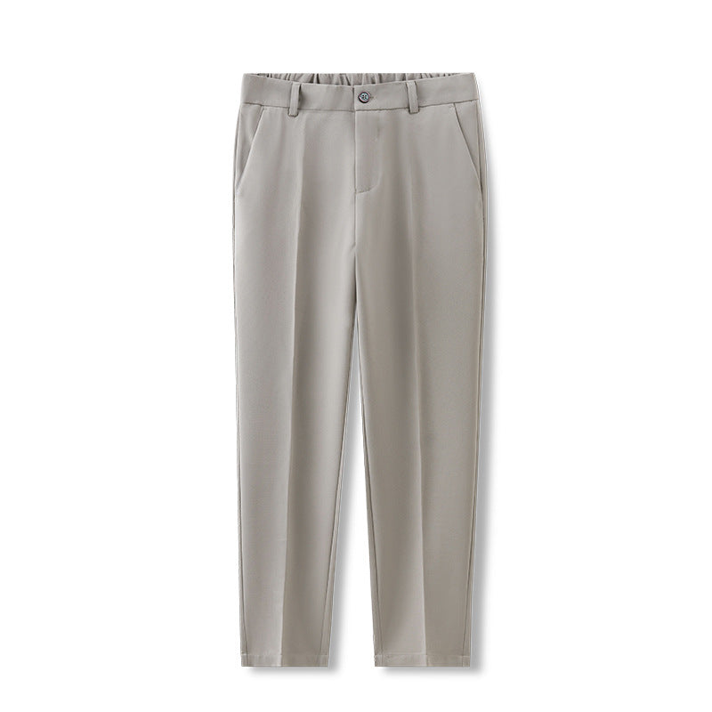 Mens Stylish Casual Straight-leg Versatile Suit Pants